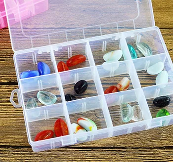 

Freely combinable storage box nail art dust-proof desktop organizer rubber band eyelash cosmetic storage box organizer box