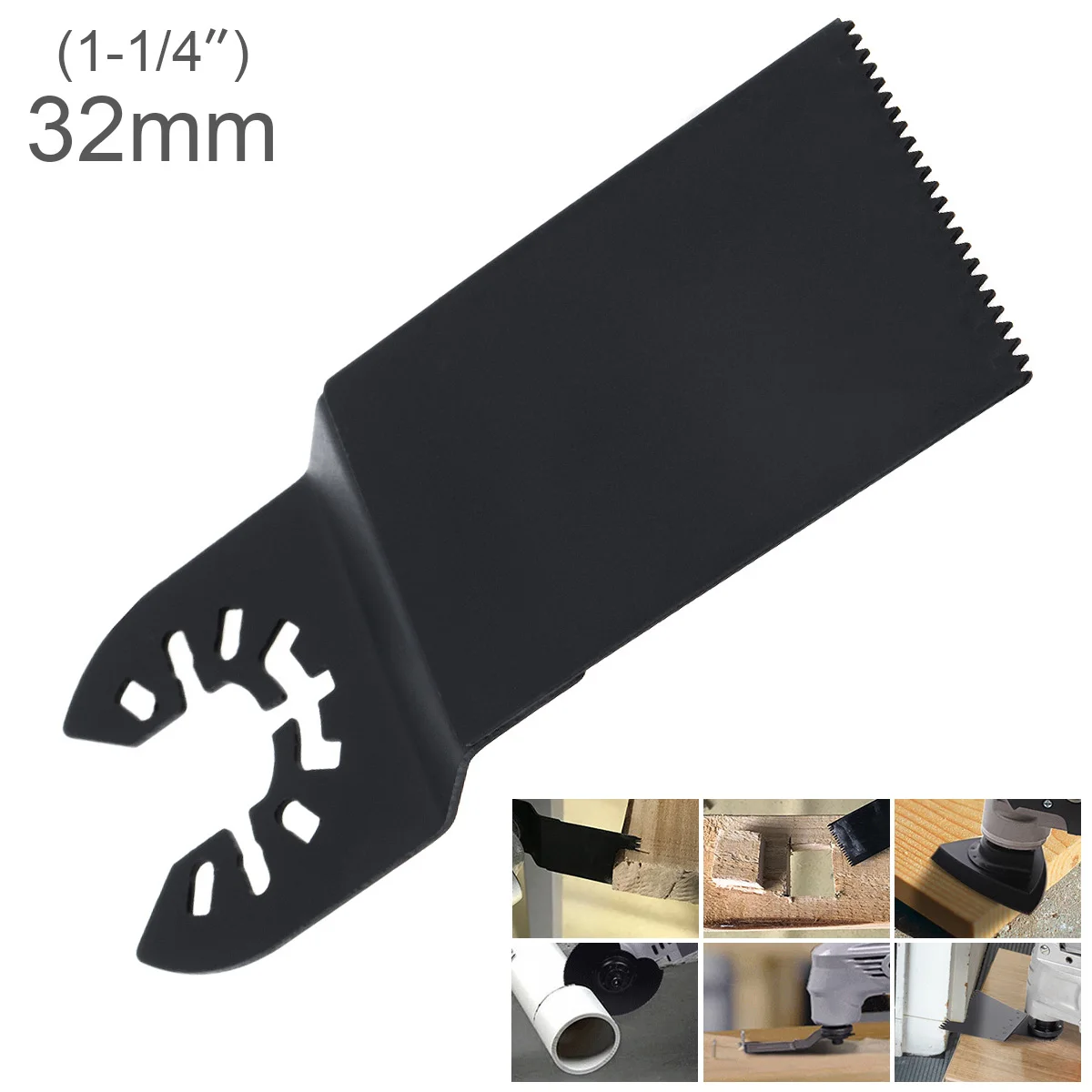  32mm Black Tungsten Steel Saw Blade Power Tool Accessories Sharp Tooth for Wood Cutting /Sheet Grin