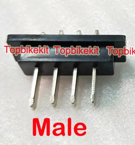 4pins Male Ebike Hailong разъем разряда питания 4 штифта/5 штифтов мужской или женский/детали для электровелосипеда разъем питания - Цвет: 4pins Male