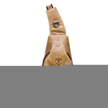 

Vintage Messenger Bag Men 100% Genuine Leather Cowhide Chest Back Pack Travel Fashion Crossbody Shoulder Bags Sac A Main