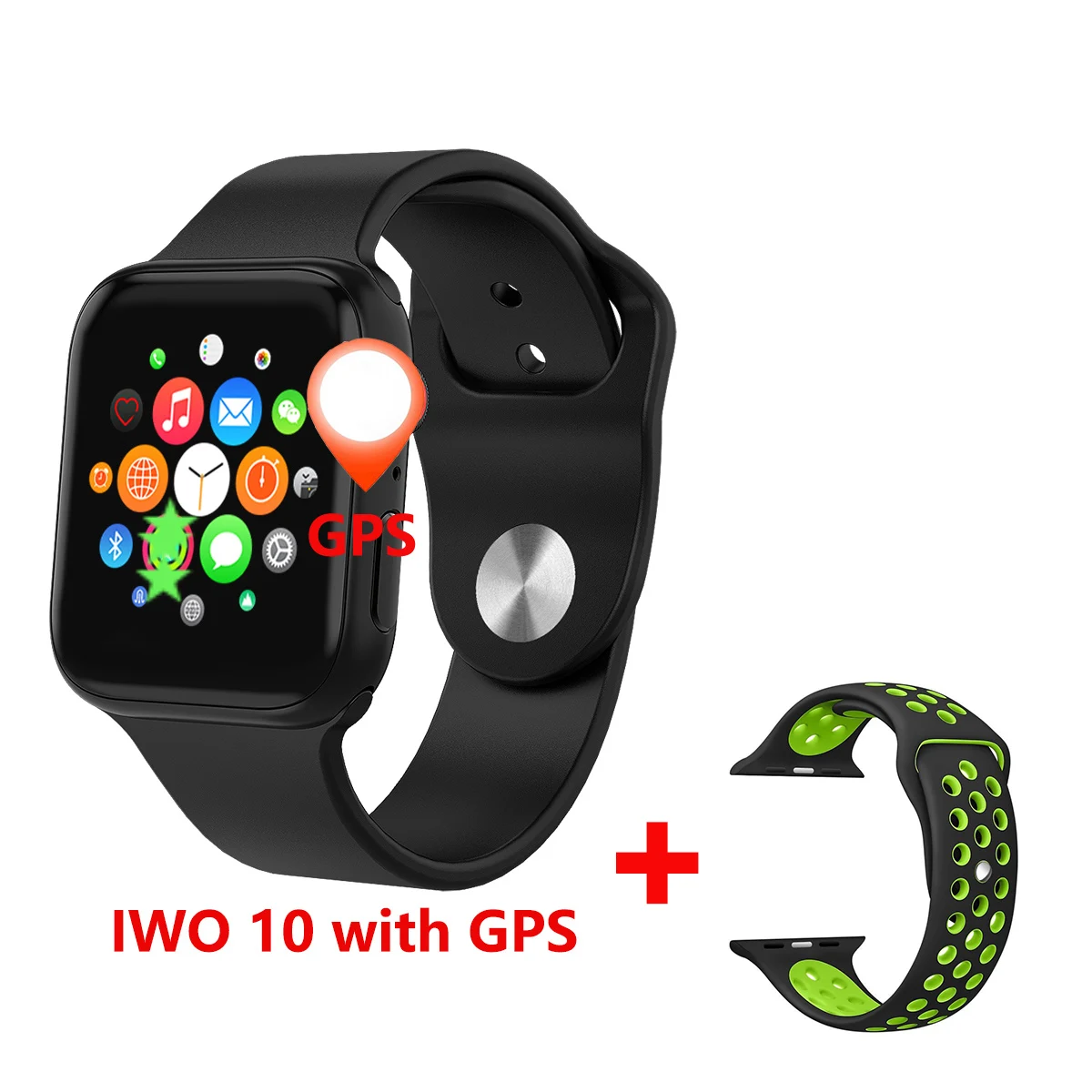 9 44 мм IWO 10 умные часы Bluetooth IWO 9 серия 4 gps Inteligente Brinde умные часы Android для IOS обновление IWO 8 Прямая поставка - Цвет: 9