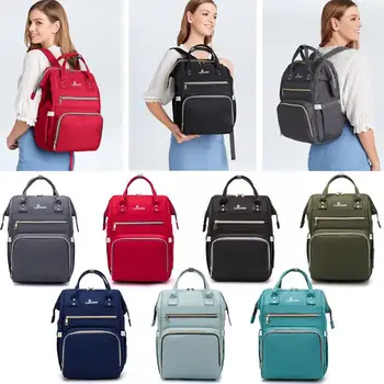 

Baby Milk Nappy Backpack Solid Color Multi-function Mummy Large Capacity Travel Diaper Bags Soft Oxford Cloth Stroller Handbag