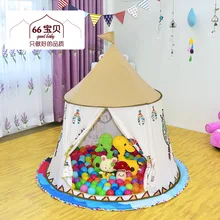 Игровая Детская домашняя палатка Φ 116x123 см, индийский Замок Льва, мужской домик унисекс