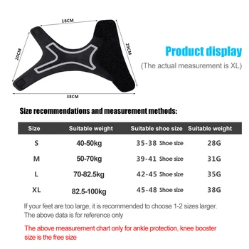 

Hot Universal Joint Support Knee Pads Ankle Pad Breathable Non-slip Lift Knee Pads Powerful Rebound+Ankle Support