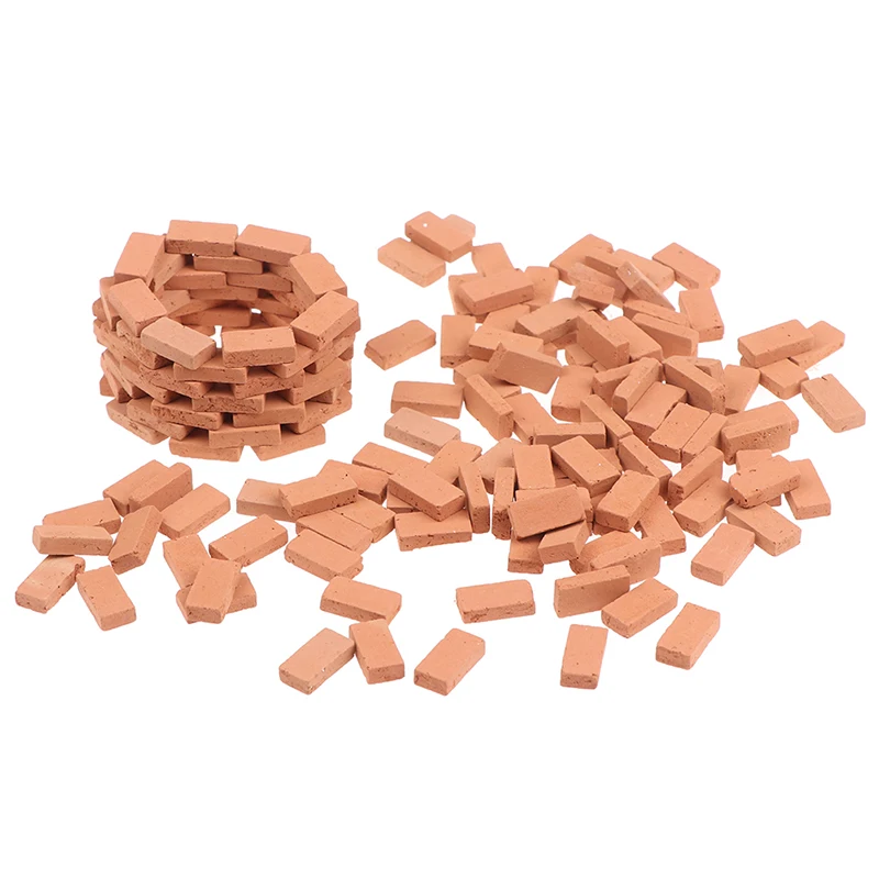 166PCS/Pack Miniature DIY Durable Sand Table Diorama Landscape Kids Scenery Building Toy Modelling Simulation Rectangle Brick