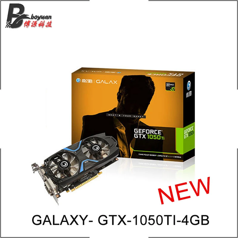 gpu computer GALAXY GeForce GTX1050Ti 4GD5 GTX 1050Ti  4G GDDR5 128bit  AMD Intel Desktop CPU NEW graphics cards computer