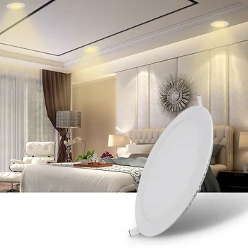 

Ultra Slim Round LED Panel Nature White Light Lamps 85-265V Modern LED Surface Ceiling Light For Decoration Home Lighting