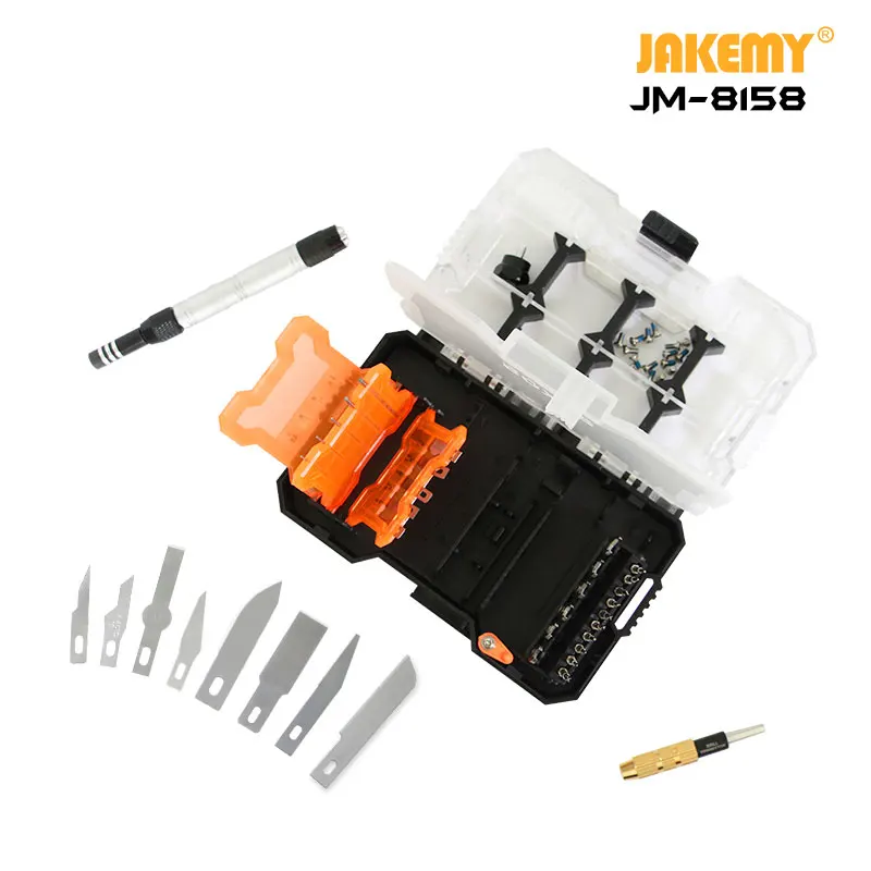 JAKEMY JM 8158 Multi functional screwdriver tool set carving knife kit