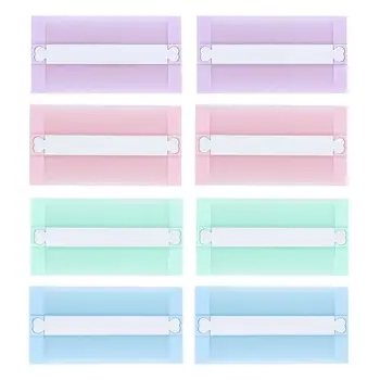 

8pcs Hair Comb Durable Safe Practical Double Side Combs Pets Daily Cleaning Combs Plastic Flea Combs