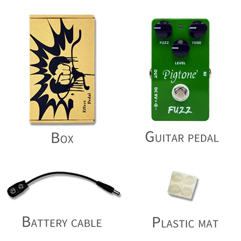 Pigtone PP-09 fuzz гитарный эффект педаль Акустическая Электрогитара аксессуары эффекты Педали реальные bypas