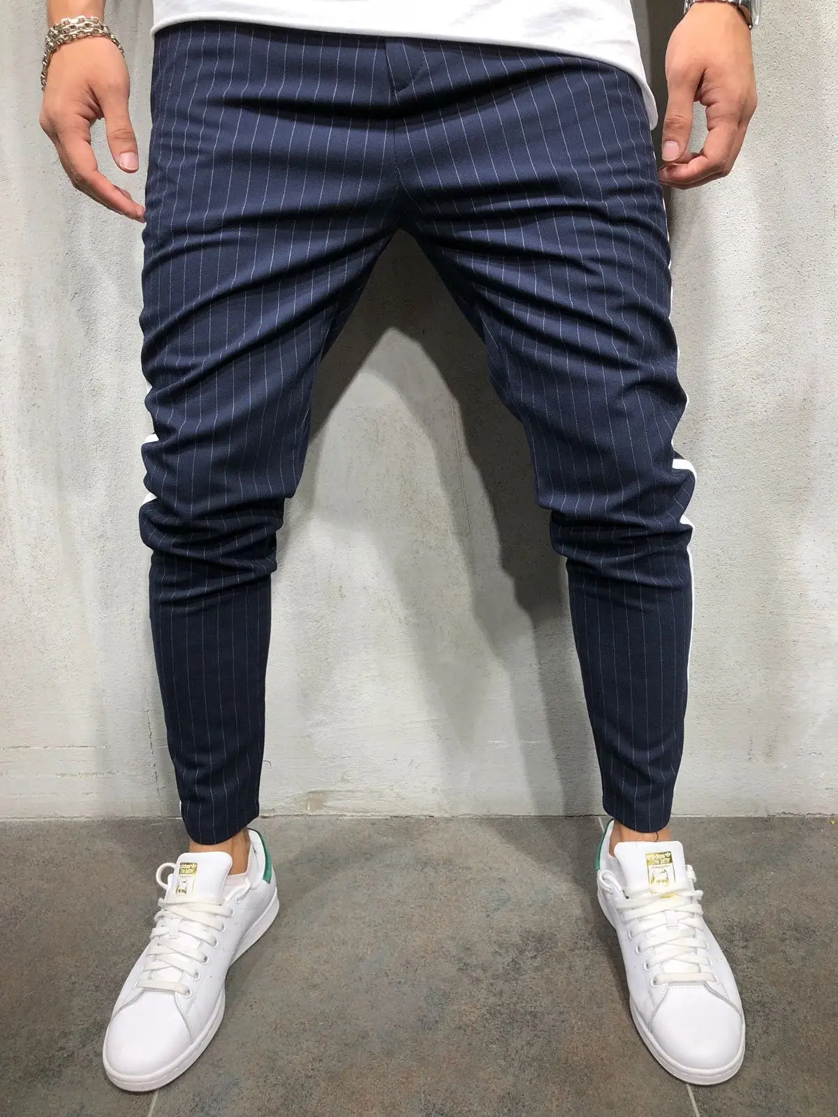 

2022 Pants Casual Trousers Men Solid Color Casual Simple Fashion Versatile