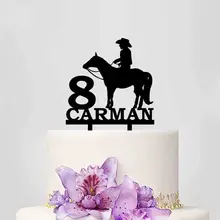 Персональный Топпер для торта на день рождения, украшение для торта на день рождения YC120