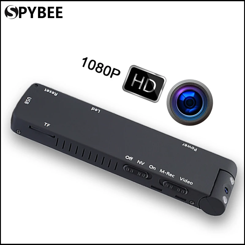 Мини-камера с поворотным объективом HD 1080P инфракрасным светом ночным видением |