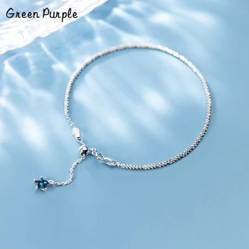 

925 Silver Star Pendant Bracelet Silver Jewelry Charm Bracelet Bijoux Minimalism Bangles Punk Vintage Joyas Boho Women Bangles