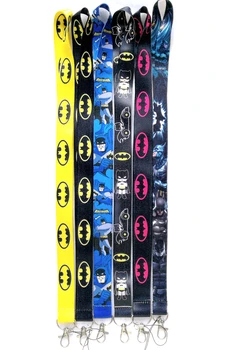 

Lot 10pcs mixed cartoon batman Lanyard ID Badge Holders Mobile Neck Keychains For Party Gifts WQ-165