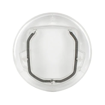 

Round Clear Window Small Dogs Animal 4 Ways Locking Puppy Hole Supplies Cat Gate Entrance Pet Door Security With Liner Kitten