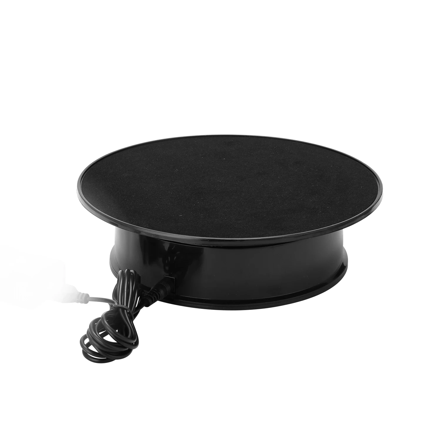 360 градусов вращающийся стол с электрическим приводом Дисплей Стенд для фотографии видео съемки реквизит ювелирных изделий дисплей поворотный стол