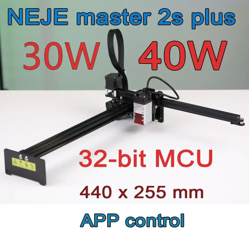 US $248.90 Neje Master2s Plus 4030w Professional Large Area Laser Cutting Machine Laser Engraving Machinelightburnbluetooth App Control