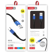 Cabo usb 1m usb carregamento rápido transferência de dados tipo de fio c interface adequado para huawei xiaomi samsung linha de transmissão de dados