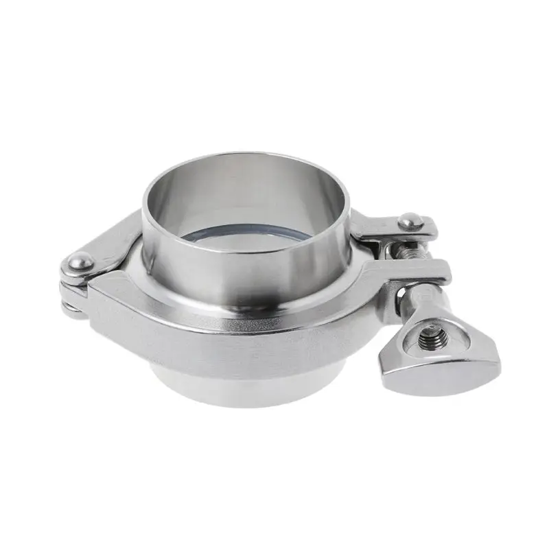 304 Stainless Steel Sanitary Clamp Quick-connect Joint Sanitary Grade Chuck Quick-fit Joint Plumbing Pipe Ring Seal Set
