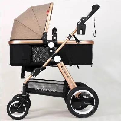 Tianrui Belecoo Wisesonle детская коляска прогулочная коляска портативная детская коляска 3 в 1 детская тележка легкая - Цвет: Belecoo style5