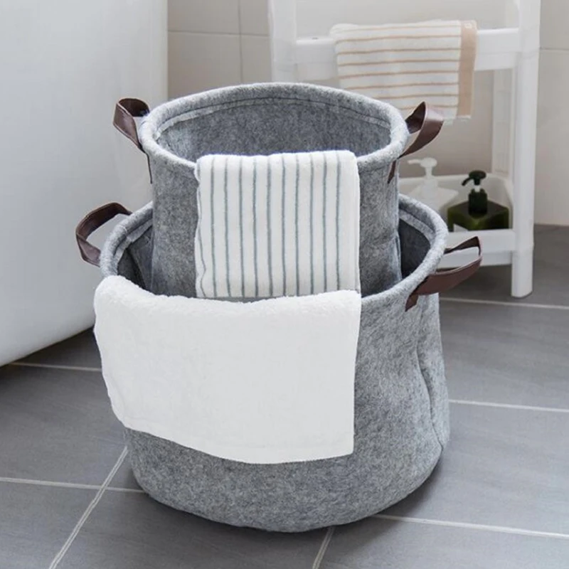 laundry Basket Laundry Bag Laundry wash bags Felt cloth dirty clothes