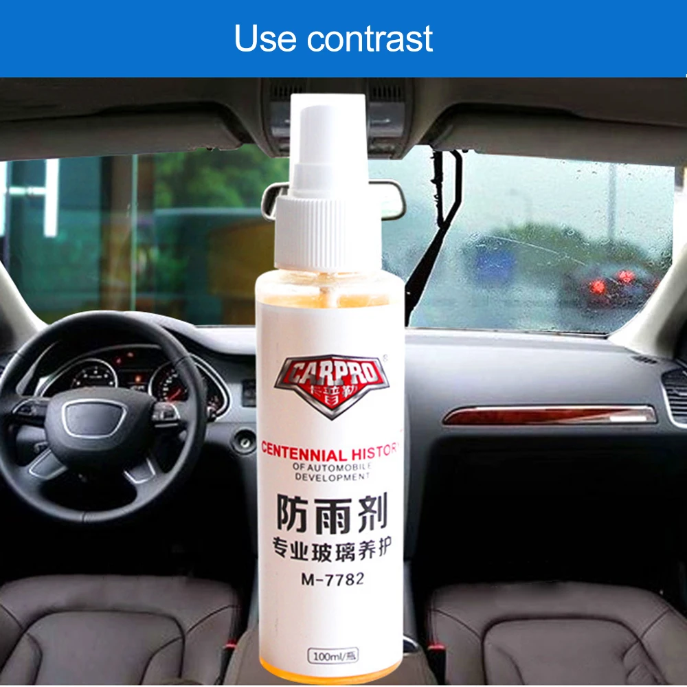 Car Glass Hydrophobic Anti-rain Liquid Anti Fog Coating Spray 100ML  Windshield Mask Car Windscreen Cleaner for Auto Cleaning - AliExpress