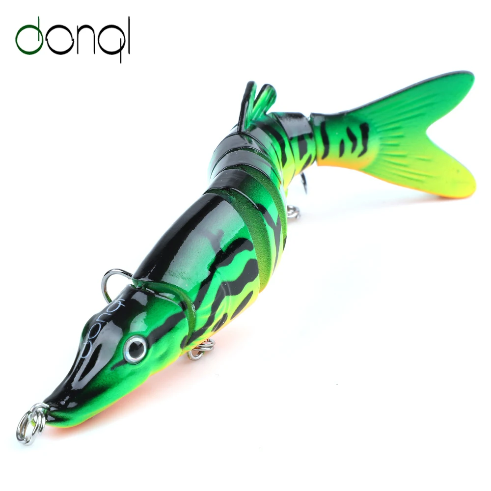 

DONQL Artificial Fishing Lure Multi Jointed Bait 12.7cm 17g Lifelike Crankbaits Wobblers Swimbait 9 Segments Sea Fishing Lure