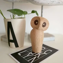 Скандинавская деревянная кукла "Сова" креативное деревянное украшение для дома подарок