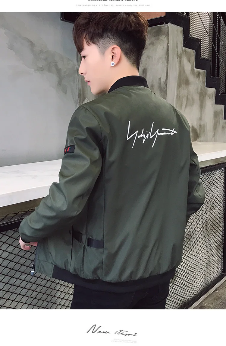 MEN'S Coat Spring And Autumn New Style Korean-style Trend Autumn Casual Slim Fit Handsome Baseball Uniform Youth MEN'S Jack