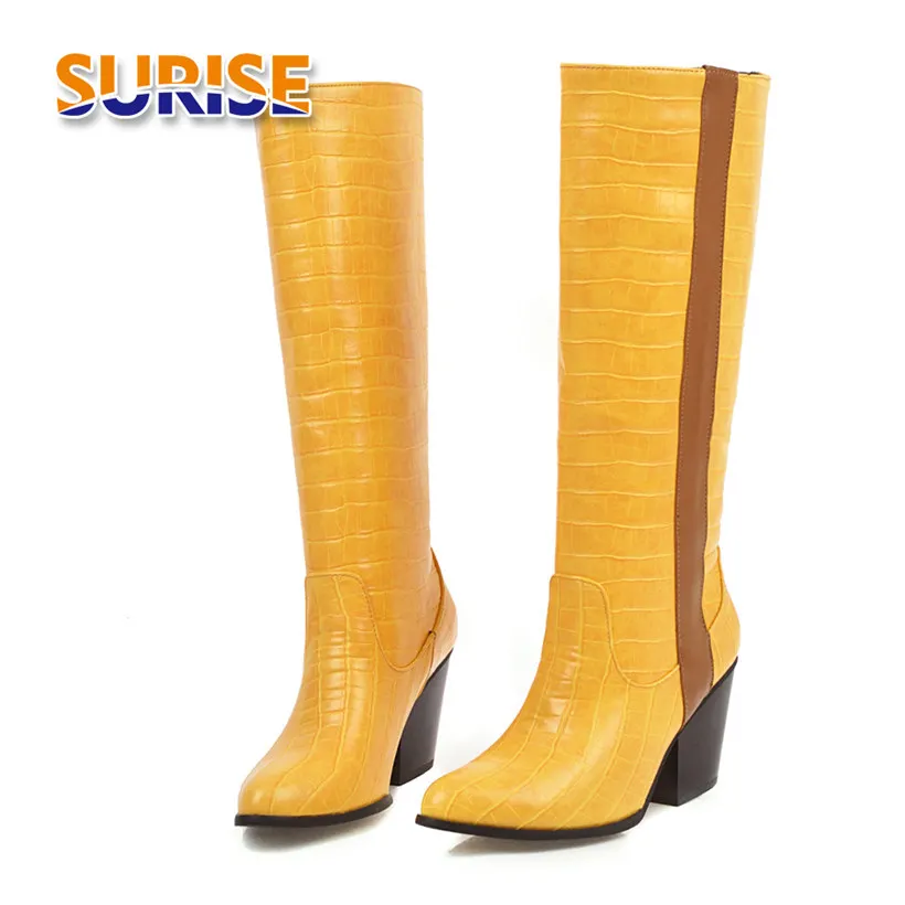 faux crocodile boots