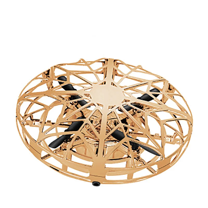 2020 New Mini Drone UFO Hand Operated RC  Quadrocopter Dron Infrared Induction Aircraft Flying Ball Toys For Kids helicopters