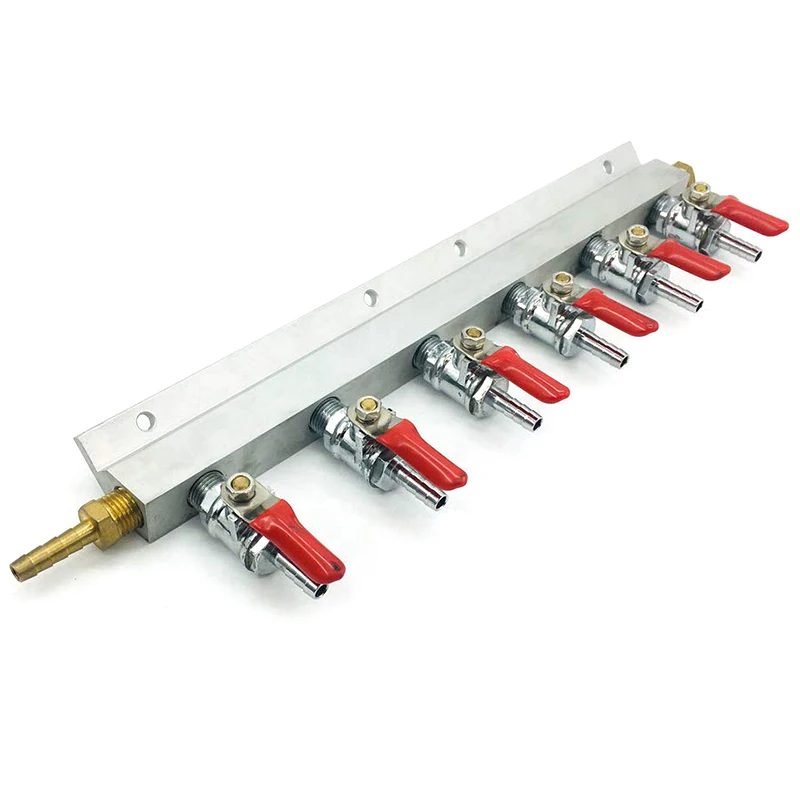 2set Gasverdeler 3 Weg Co2 Spruitstuk Splitter CO2 Distributie voor Bier