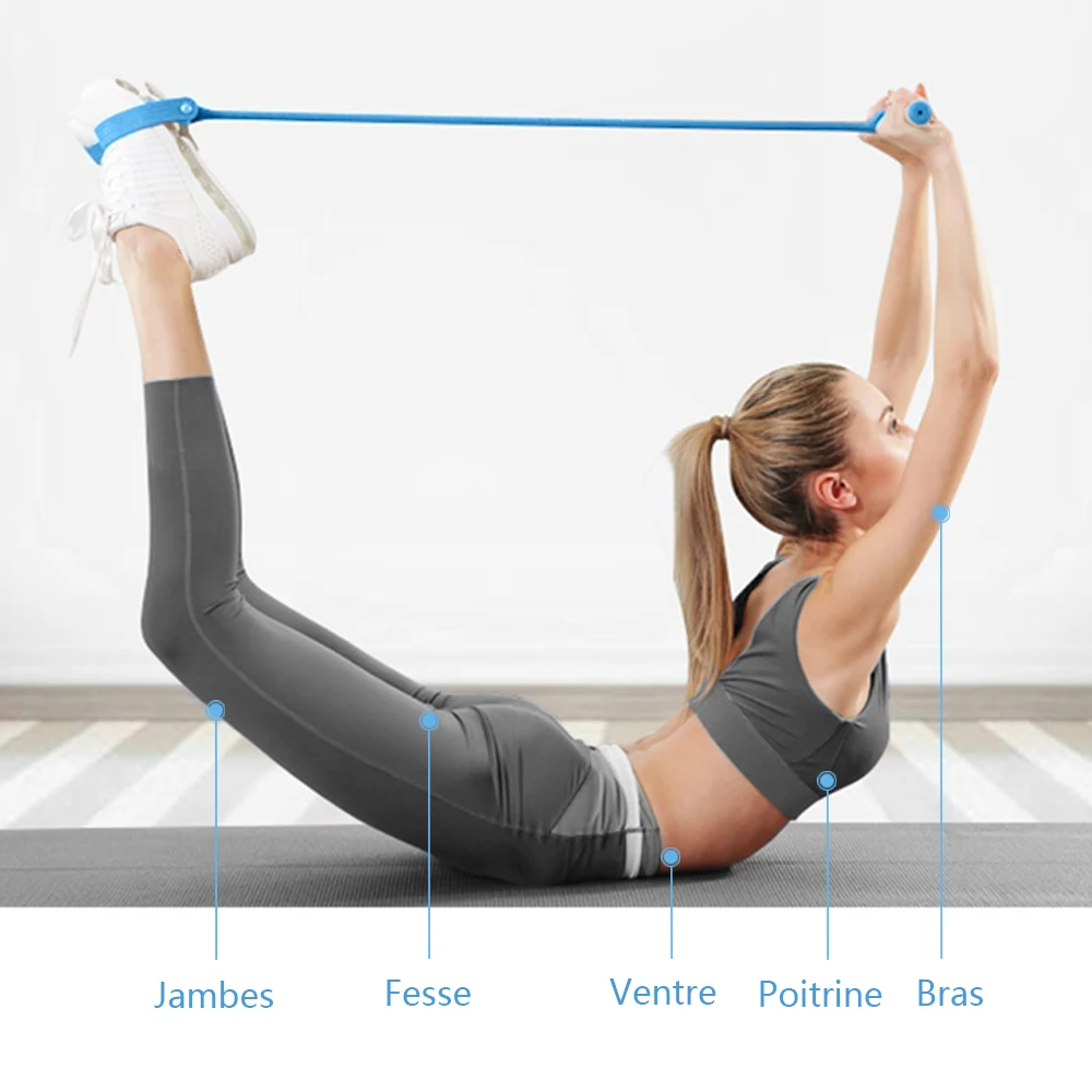 

4 Resistanc Elastic Pull Ropes Exerciser Rower Resistance Band Home Gym Sport Training Elastic Bands For Fitness Equipment