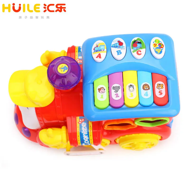 

Department of Music 556 Intelligent Question Answering Cartoon Train Children Electric Universal Train Infant Boy Toy Shape Frui