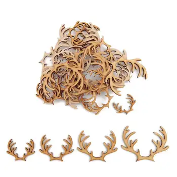 

Reindeer Antler christmas MDF Craft Shapes Wooden Blank Decoration Embellishment