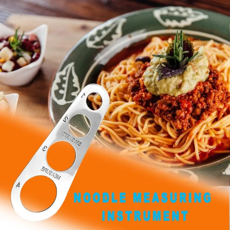 Нержавеющая сталь Измеритель для спагетти Паста лапши измерительная линейка кухня измерение во время приготовления пищи управление инструменты