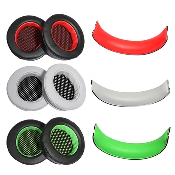 

Earmuff Foam Earpads Ear Pads Sponge Cushion Replacement Elastic Ear Pads for Edifier HECATE G4 Game Headphones