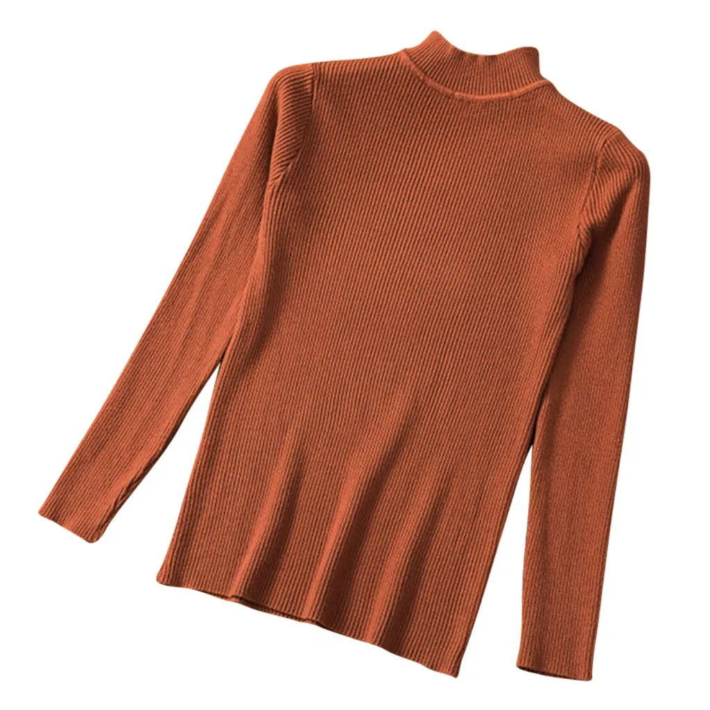 Трикотажный пуловер для женщин с полувысоким вырезом, Сексуальная рубашка для йоги, нижнее белье с длинными рукавами, weatshirt рубашка для женщин, повседневная спортивная одежда, A26