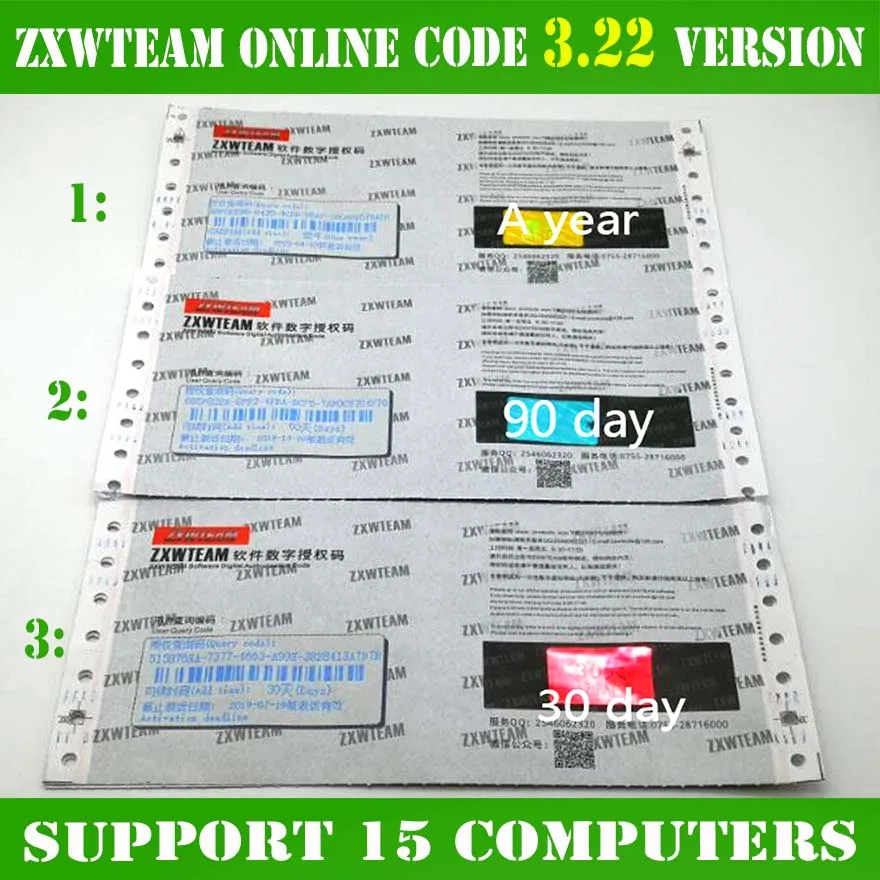 Original ZXWTEAM ZXWSOFT zxw tool 3.22 software
