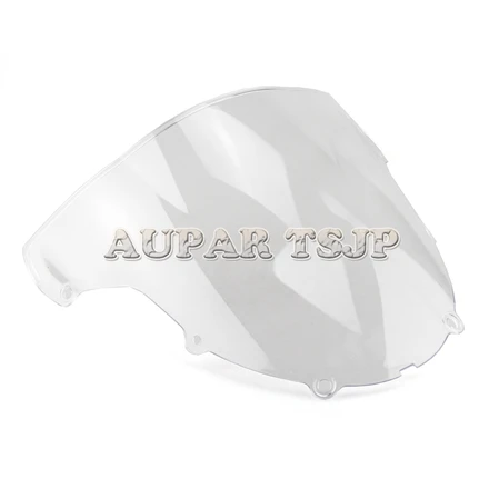 Мотоцикл лобовое стекло для Kawasaki ZX-6R 2003 2004 Autocycle ZX6R 03 04 воздушный дефлектор ABS пластик ветровое стекло двойной пузырь - Цвет: Transparent