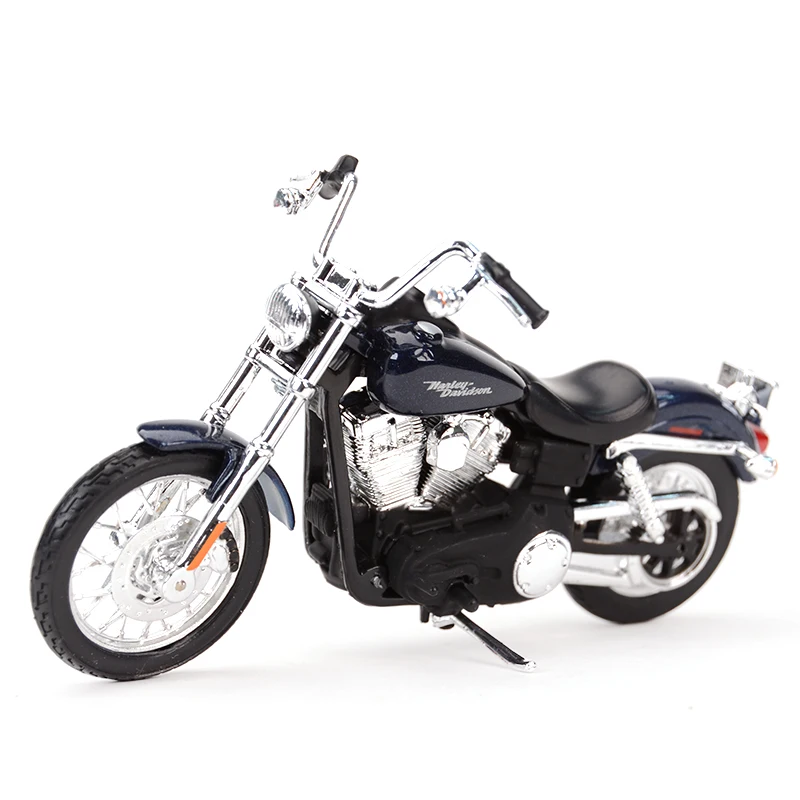 Maisto 1:18 Harley-Davidson 2006 FXDBI Dyna Street Bob Die Cast Vehicles Collectible Hobbies Motorcycle Model Toys 5