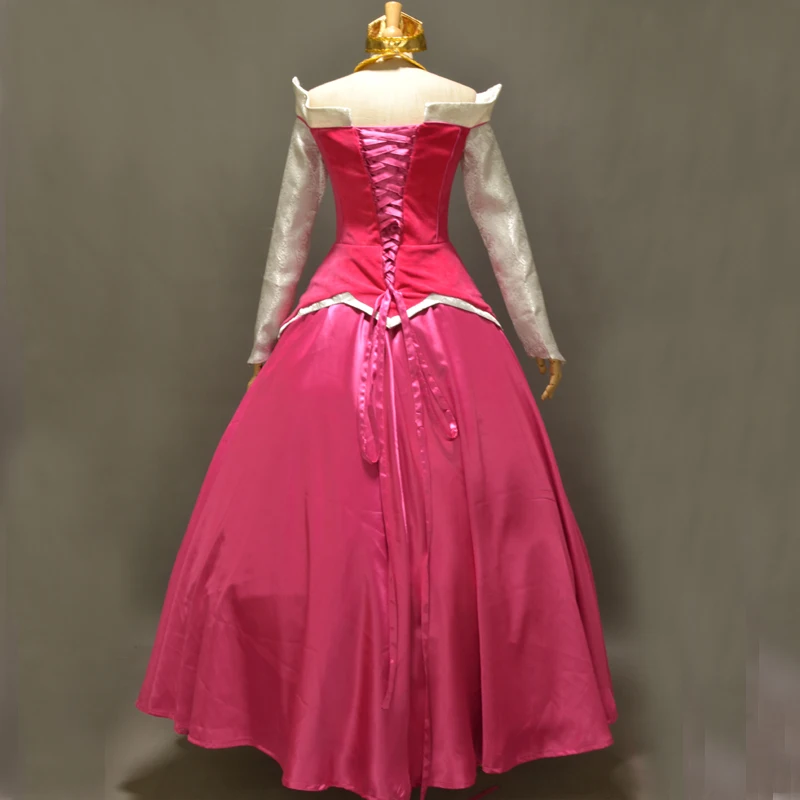 Robe de princesse aurore pour filles, robe de soirée, Costume Cosplay, pour  fête d'halloween, pour femmes adultes