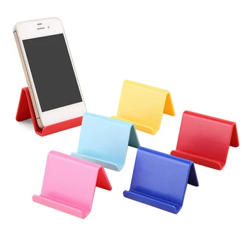 

Plastic Phone Holder Fixed Holder Random Color Kitchen Organizer Mini Portable Business Card Holder Mobile Phone Stand Household