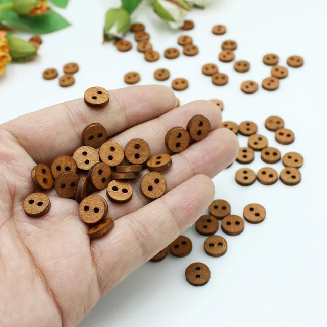 100pcs or 200pcs/lot mix 8 shapes mixed mini buttons for doll