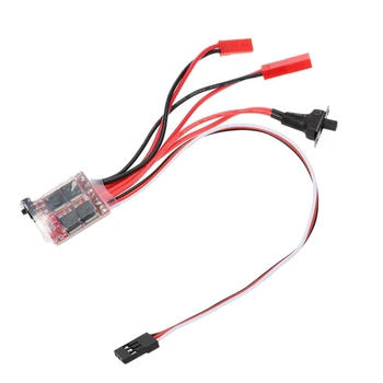 

30A Mini Brushed ESC Brushed Electronic Speed Controller for RC Car for Controller Boat Car Proto Tank Top Regulator