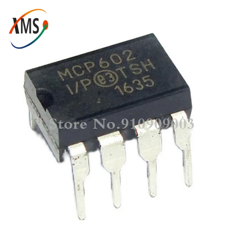 50 шт MCP602-I/P DIP8 MCP602 DIP от 2 7 в до 5 В Одиночная поставка CMOS Op Amps | Электронные