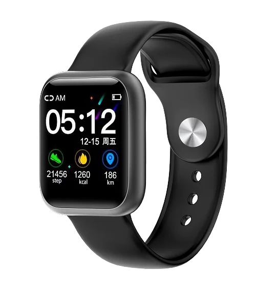 black silica Smartband браслет часы 24h монитор сердечного ритма Смарт-часы регулировка яркости браслет пульт дистанционного управления для телефонов android ios - Цвет: black silica