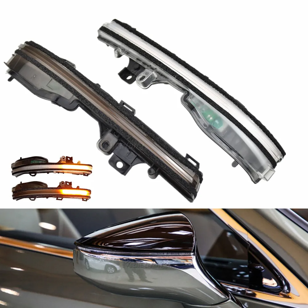 

LED Dynamic Turn Signal Light Car Side Mirror Indicator Blinker For Lexus ES XZ10 RC F LC Z100 UX LS XF50 2019 2020