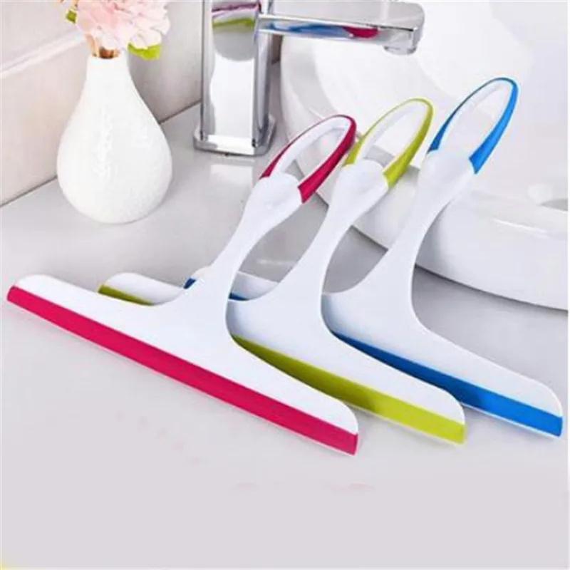

Double-sided wiper soft plastic wiper window brush cleaning window cleaning kitchen bathroom tile scraper cleaning tool